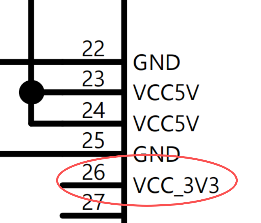 3.3 V output (PIN26)