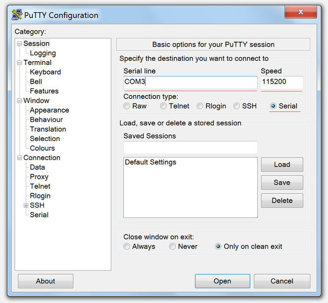 configure-putty