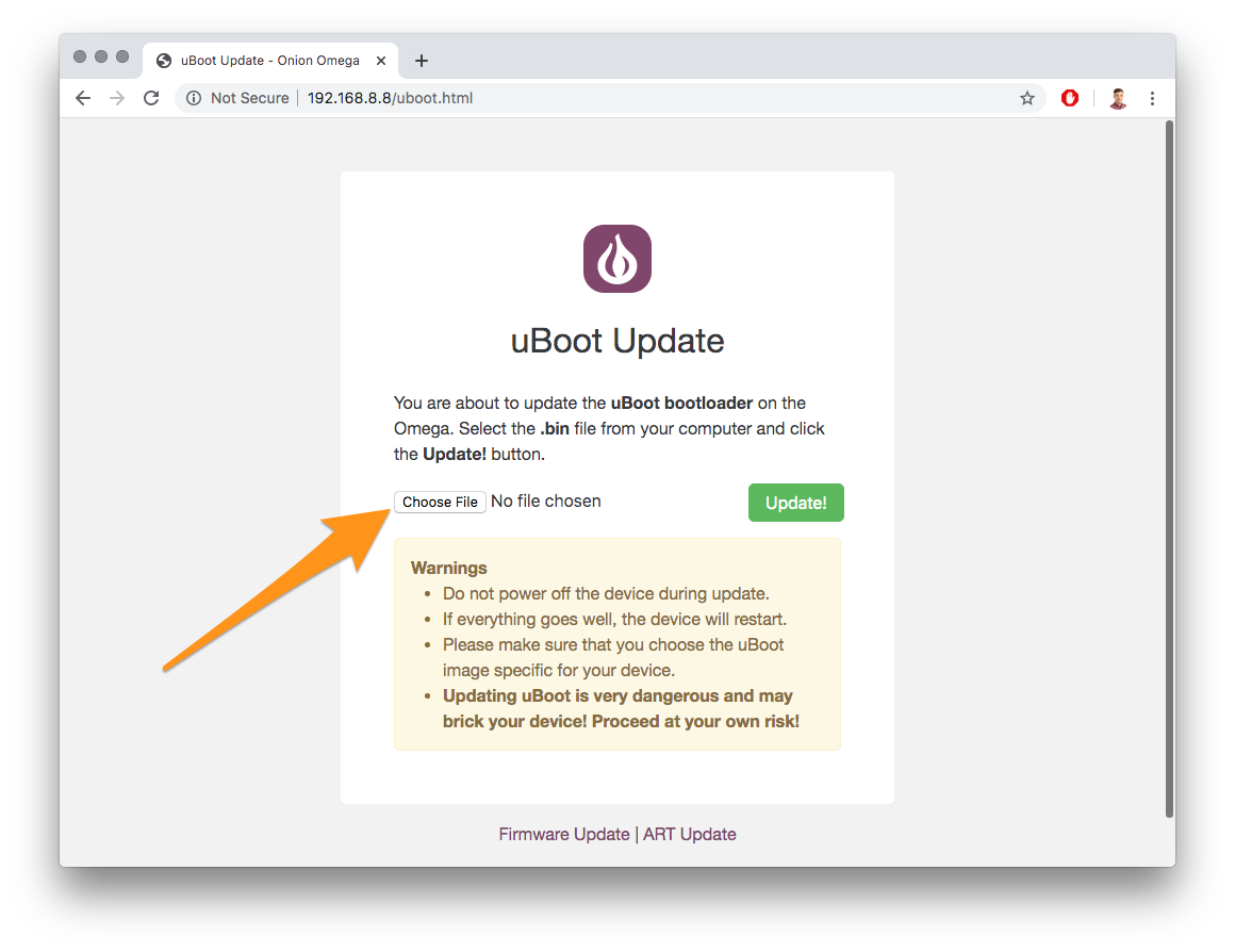 old bootloader web recovery in browser